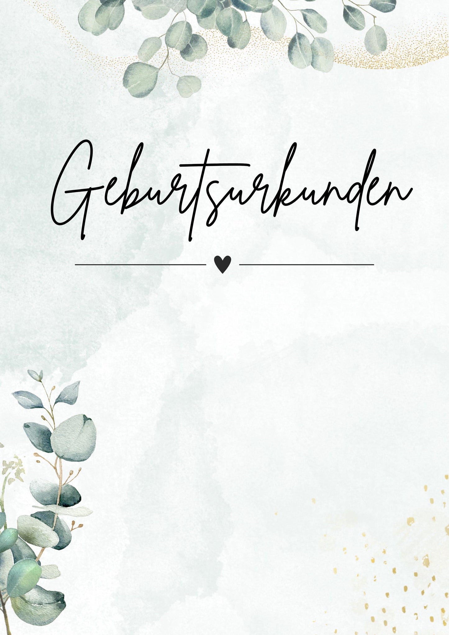 Stammbuch Einlegeblätter