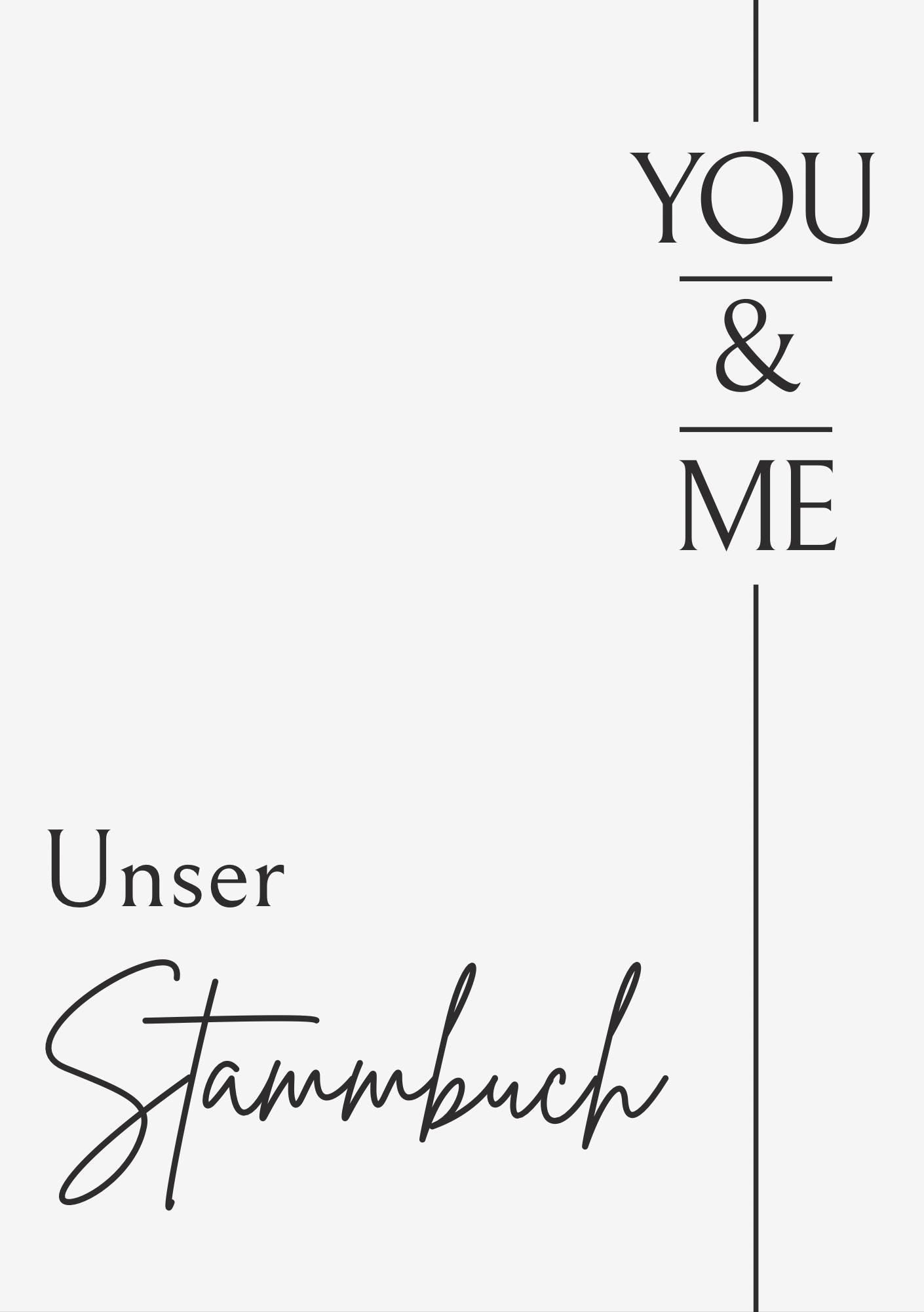 Stammbuch Einlegeblätter