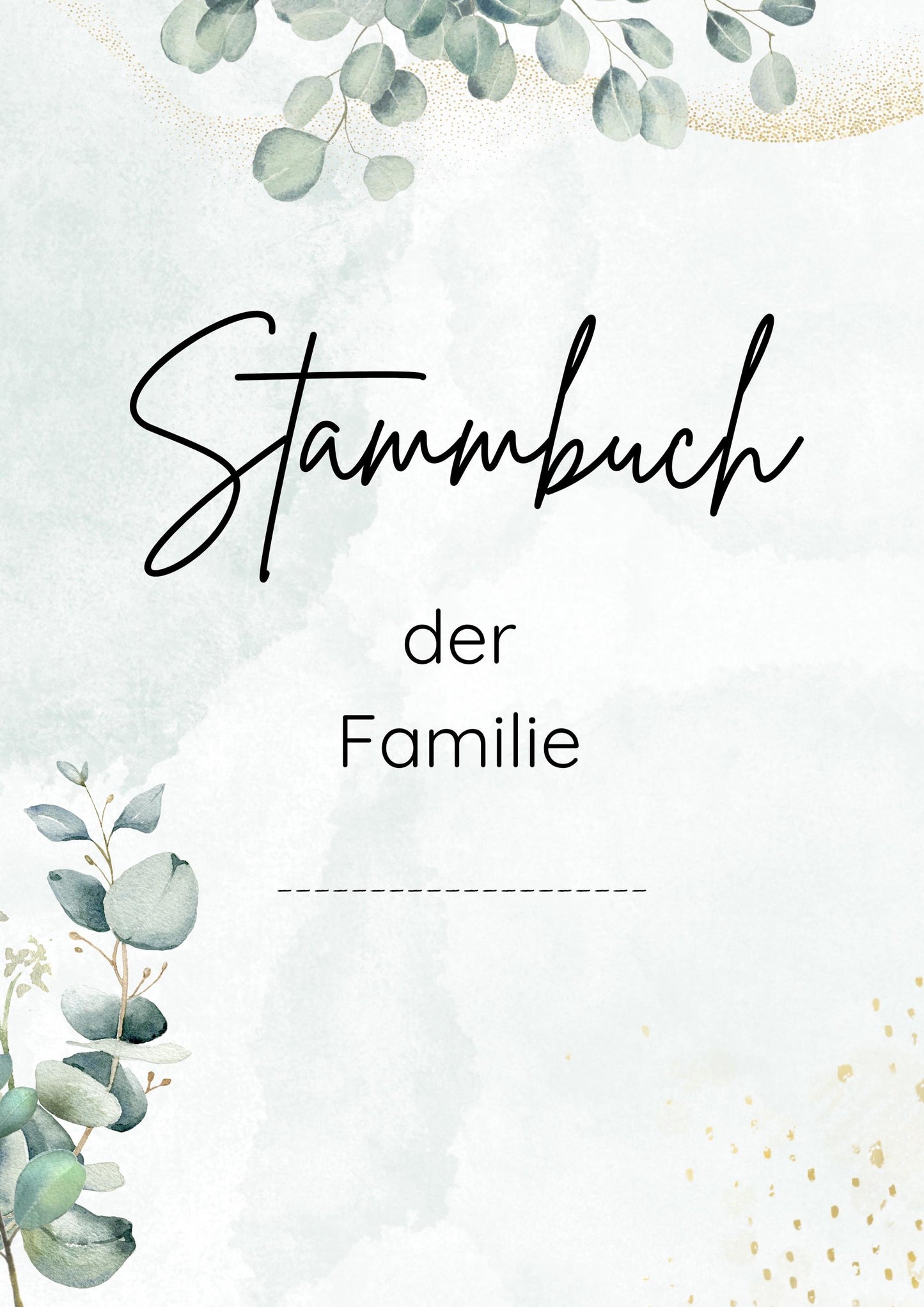 Stammbuch Einlegeblätter