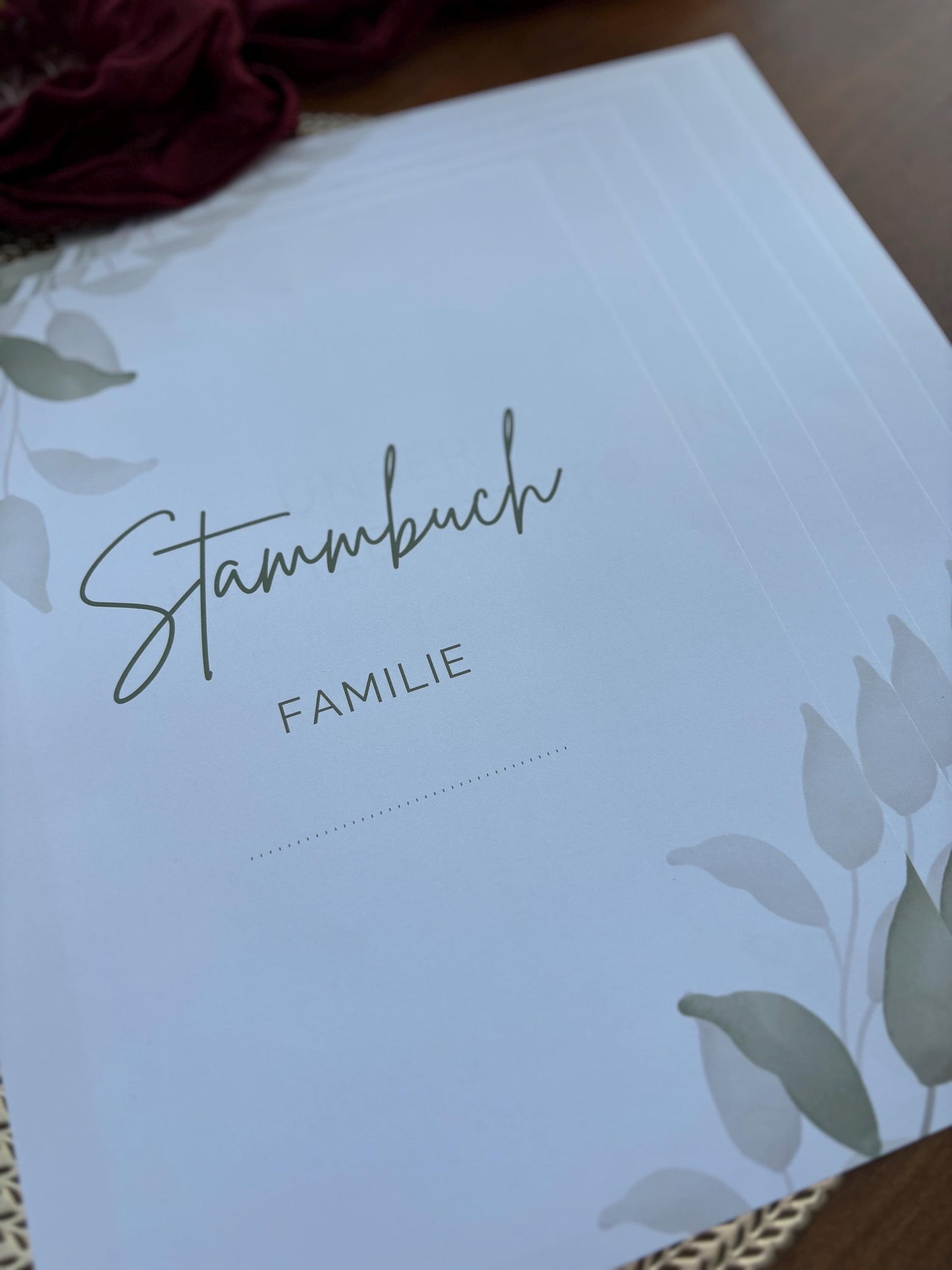 Stammbuch Einlegeblätter