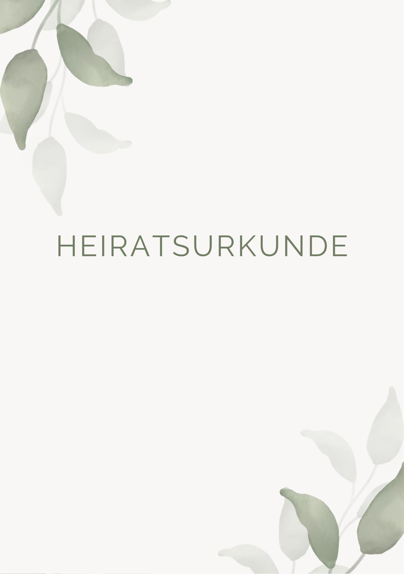 Stammbuch Einlegeblätter