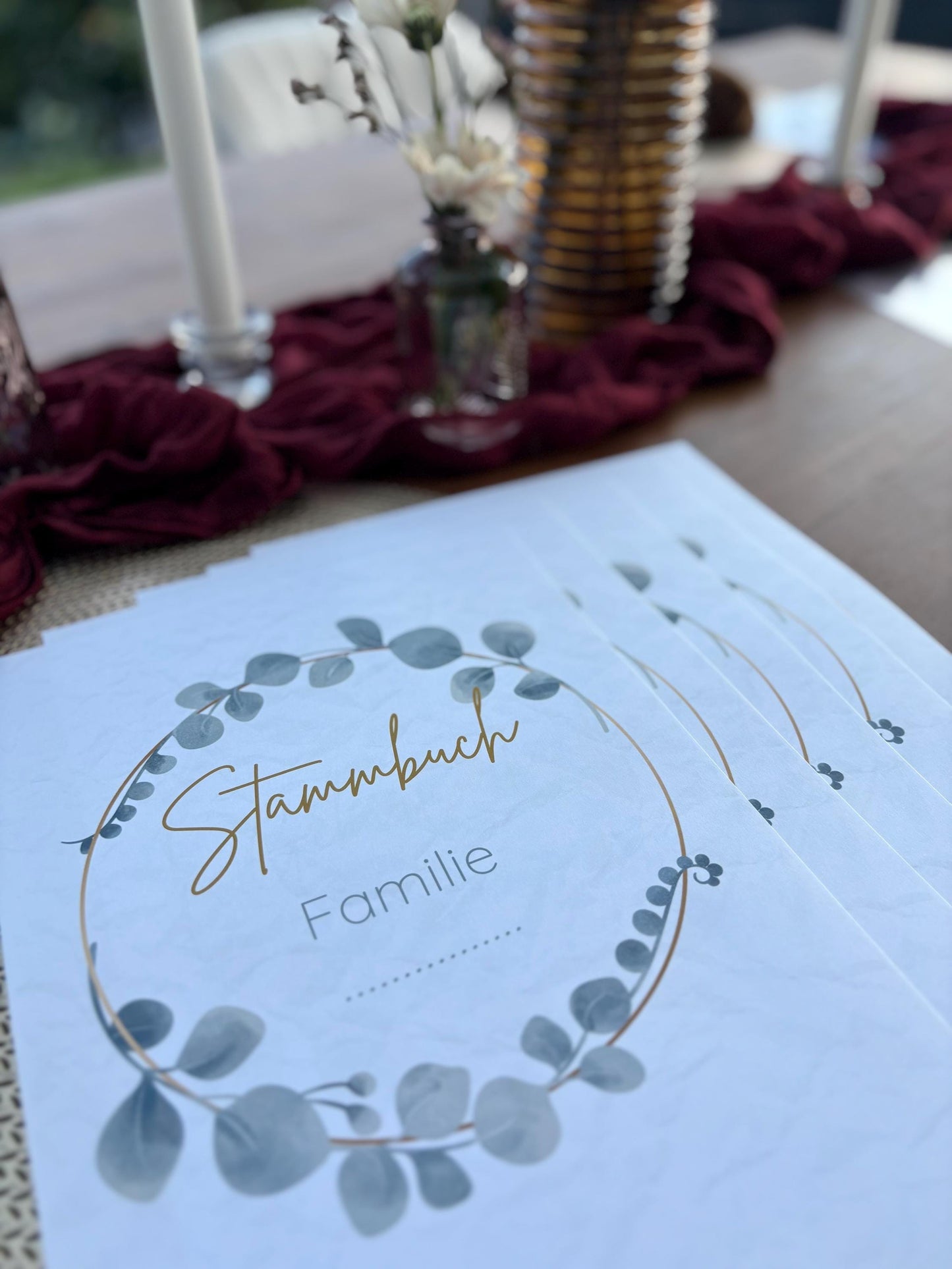 Stammbuch Einlegeblätter