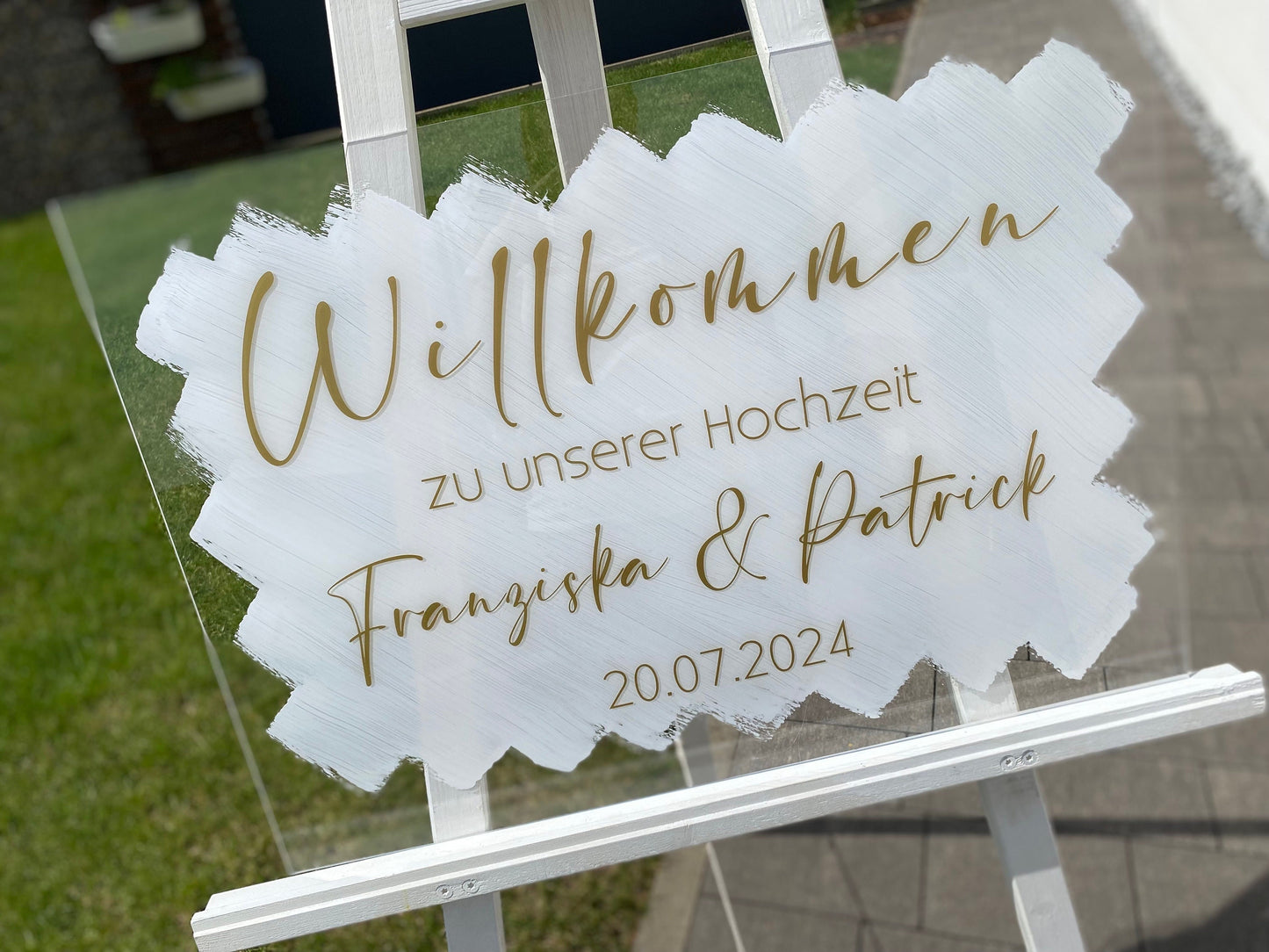 Willkommensschild
