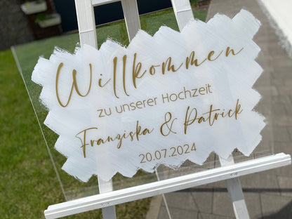Willkommensschild