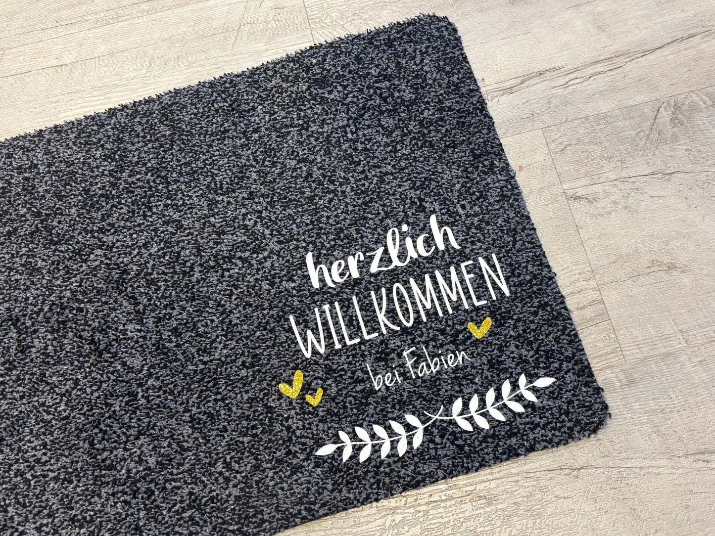 Fußmatte Herzlich Willkommen