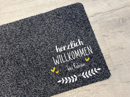 Fußmatte Herzlich Willkommen
