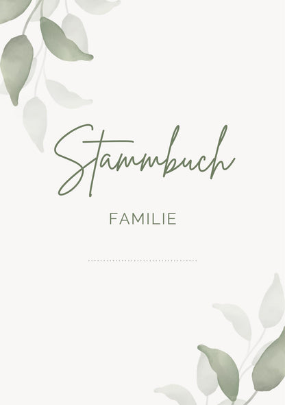 Stammbuch Einlegeblätter