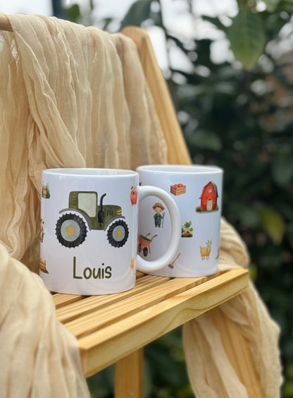 Wimmel-Tasse Bulldog / Bauernhof