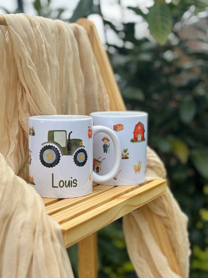 Wimmel-Tasse Bulldog / Bauernhof