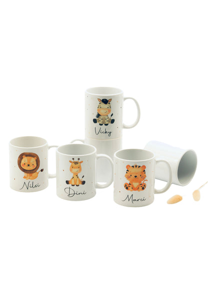 Kindertasse Tiere