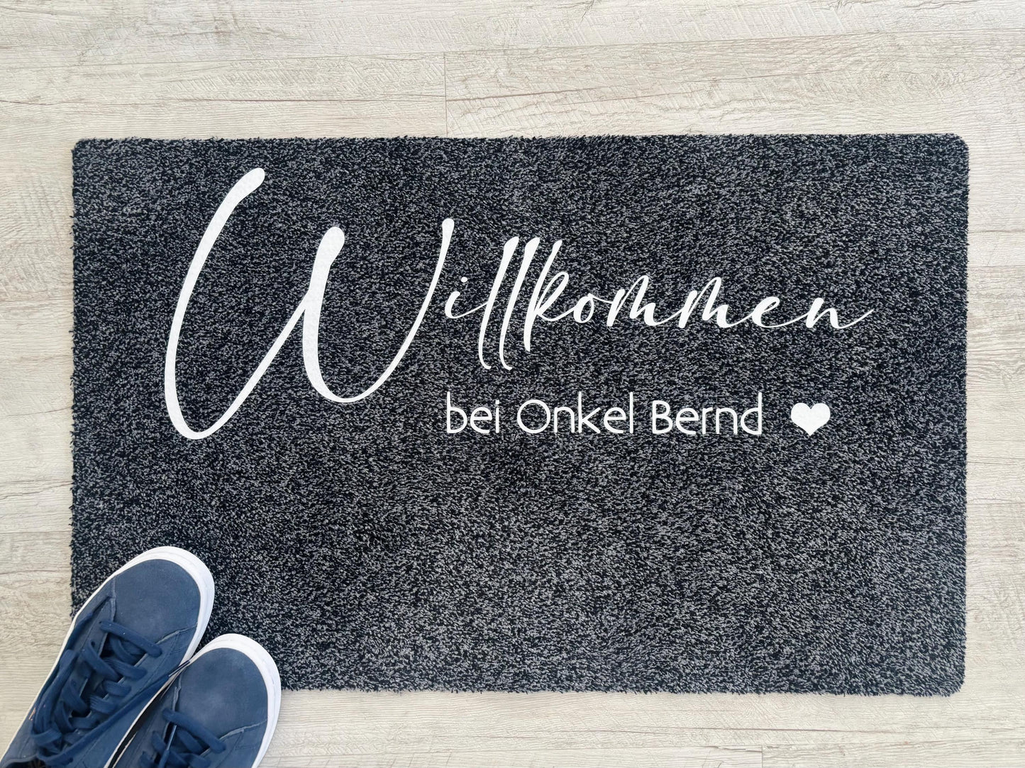 Fußmatte Willkommen + Familie