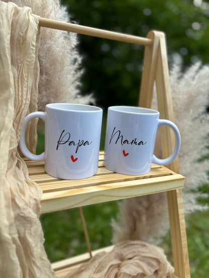 Tasse Mama / Papa