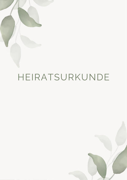 Stammbuch Einlegeblätter