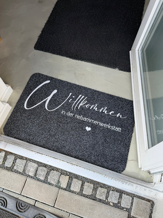 Fußmatte Willkommen