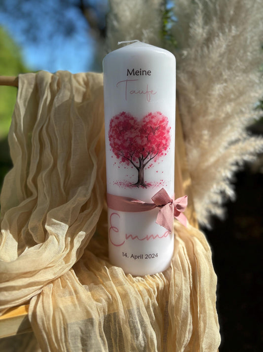 Taufkerze Lebensbaum