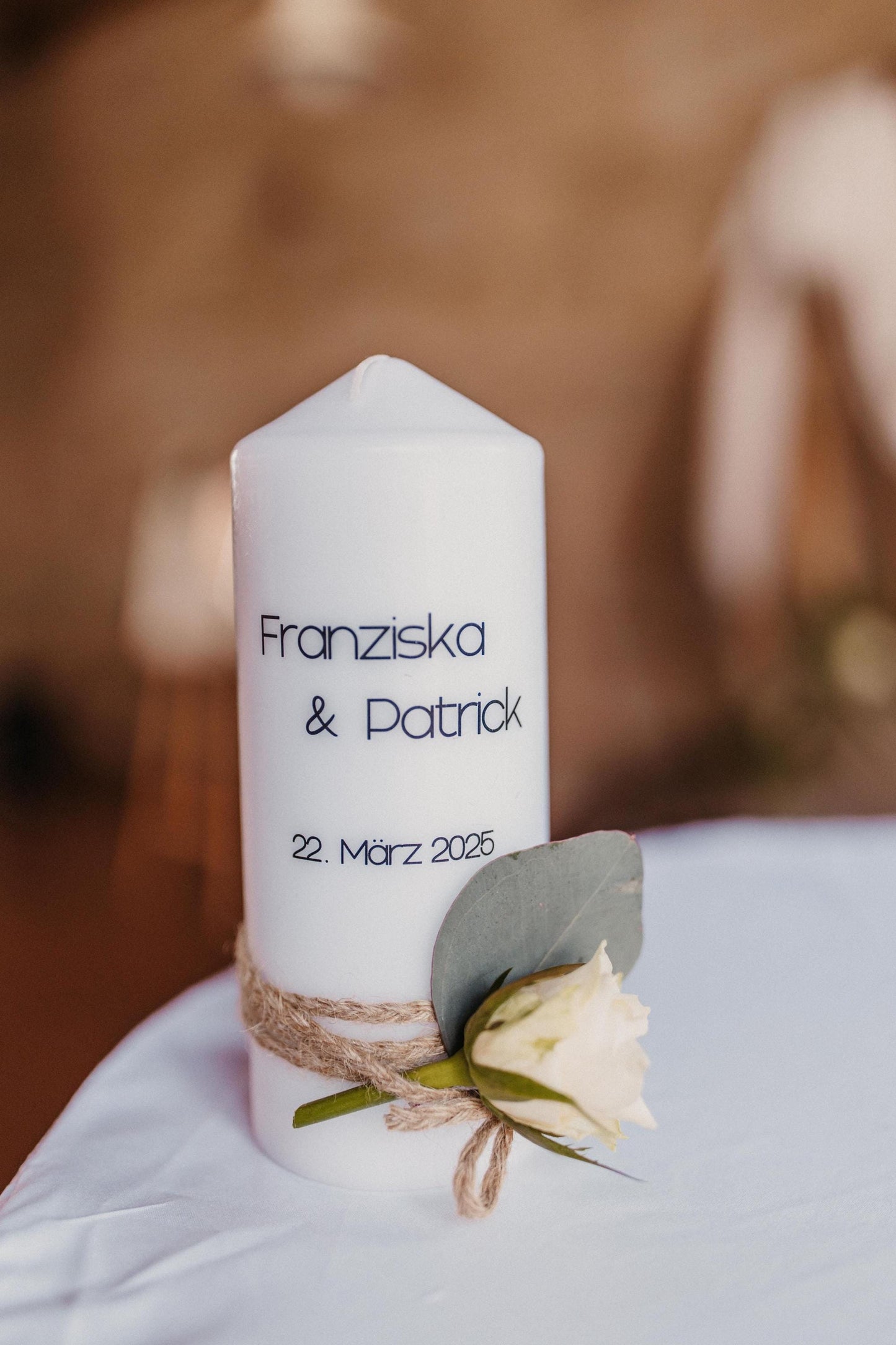 Hochzeitskerze Clean