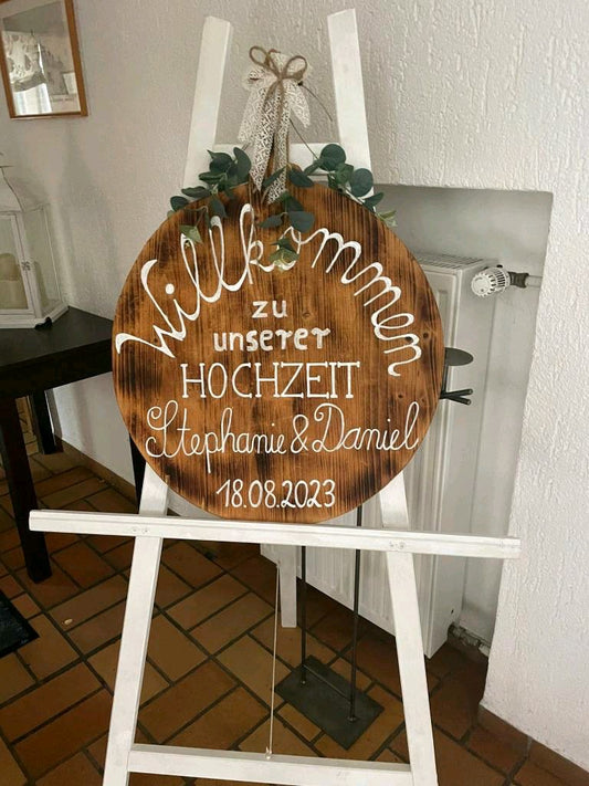 Staffelei Weiß
