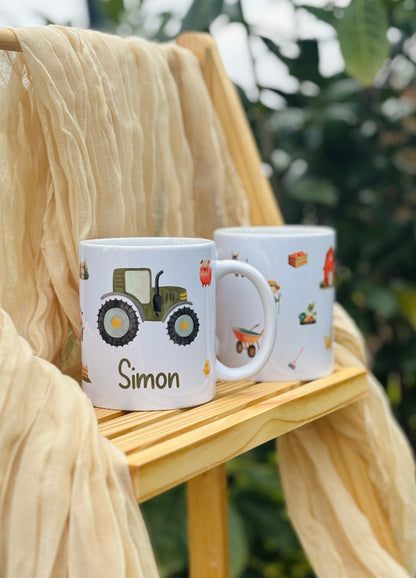 Wimmel-Tasse Bulldog / Bauernhof