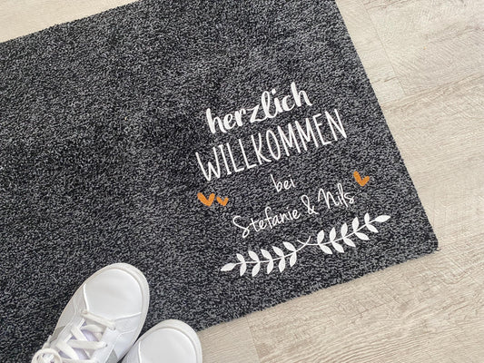 Fußmatte Herzlich Willkommen