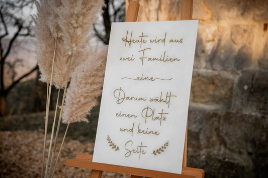 Schild „Familie“