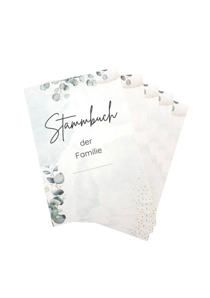 Stammbuch inkl. Einlegeblätter A4