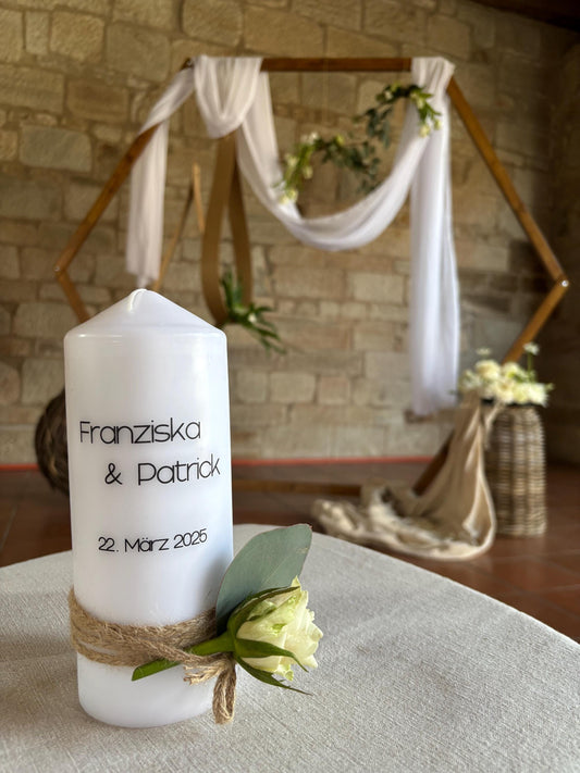 Hochzeitskerze Clean
