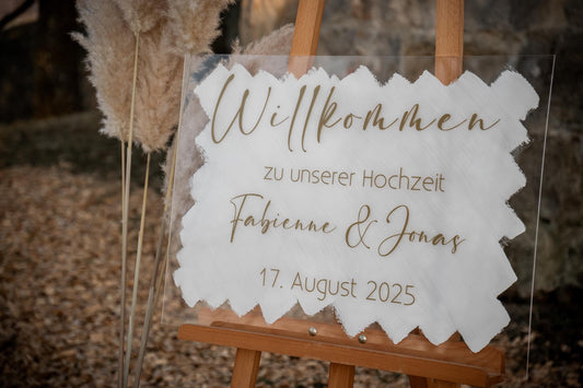 Willkommensschild