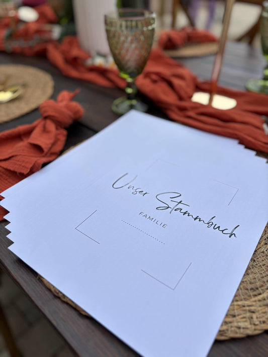 Stammbuch Einlegeblätter