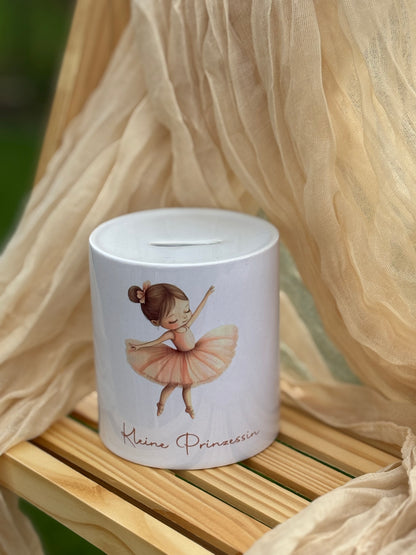 Tasse / Spardose "Kleine Prinzessin" - Ballerina