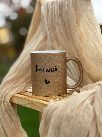 Glitzertasse Prinzessin