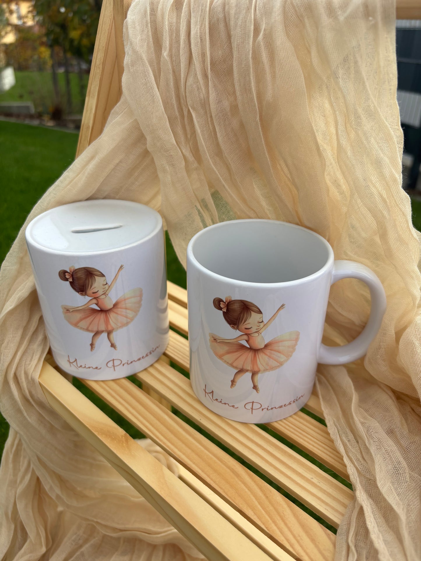 Tasse / Spardose "Kleine Prinzessin" - Ballerina