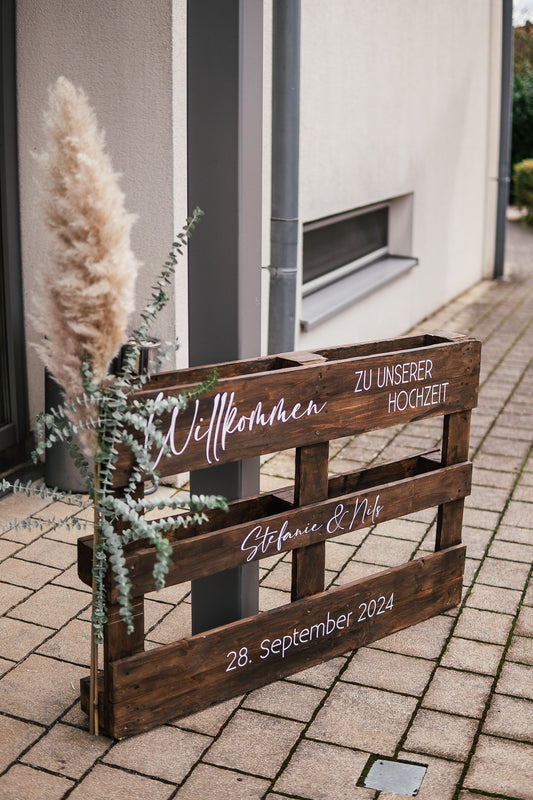 Palette inkl. Beschriftung