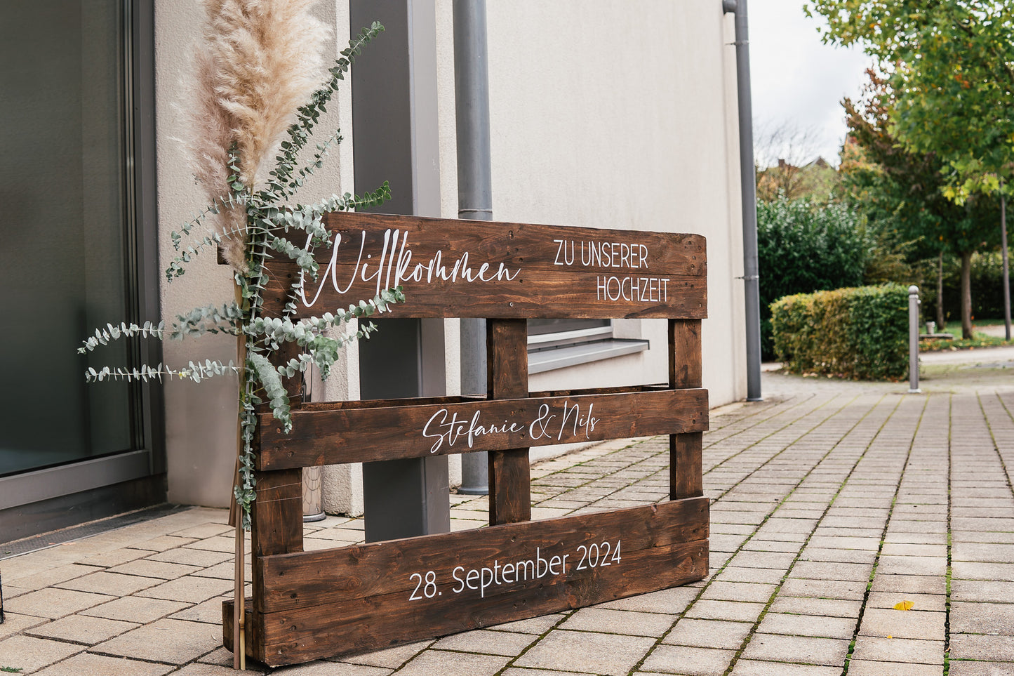 Palette inkl. Beschriftung