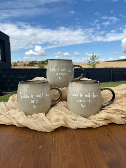 Tassen "Erzieherin mit Herz"