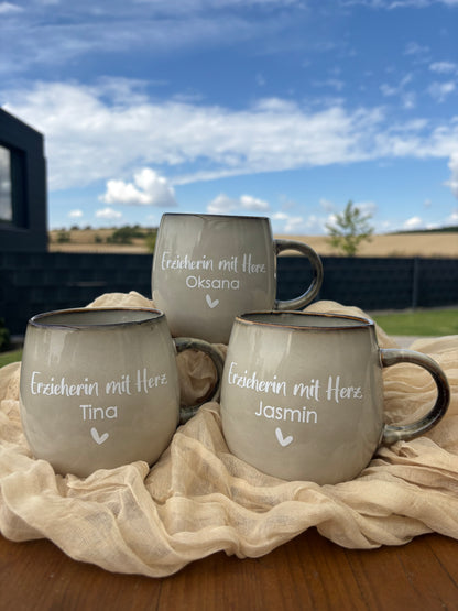 Tassen "Erzieherin mit Herz"