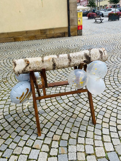 Sägebock inkl. Baustamm und Schrotsäge