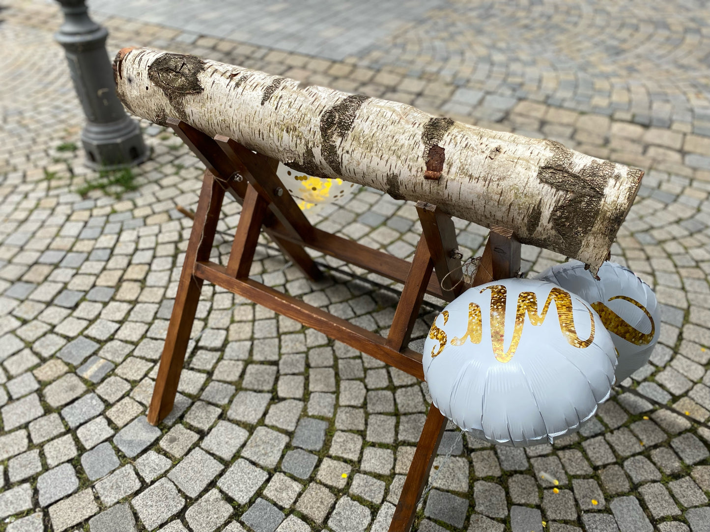 Sägebock inkl. Baustamm und Schrotsäge