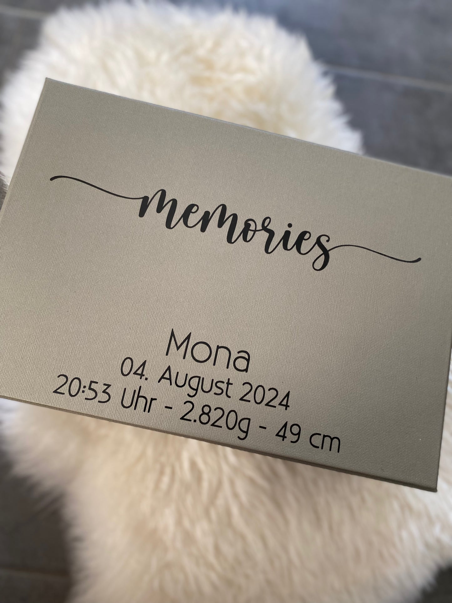 Erinnerungsbox / Erinnerungskiste Baby