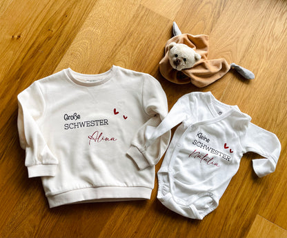 Kleine & Große Schwester - Pullover / Body