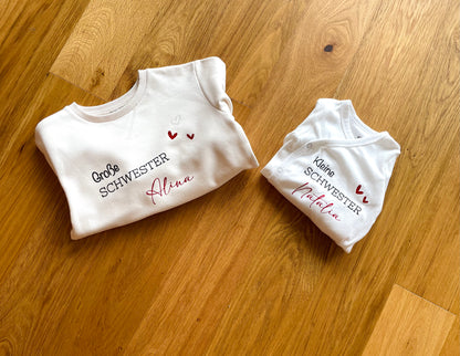 Kleine & Große Schwester - Pullover / Body