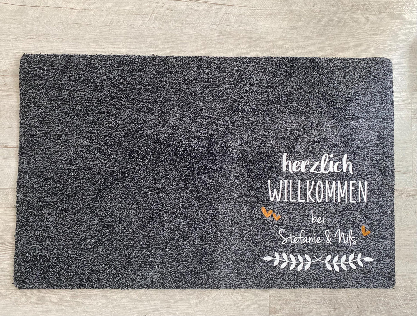 Fußmatte Herzlich Willkommen