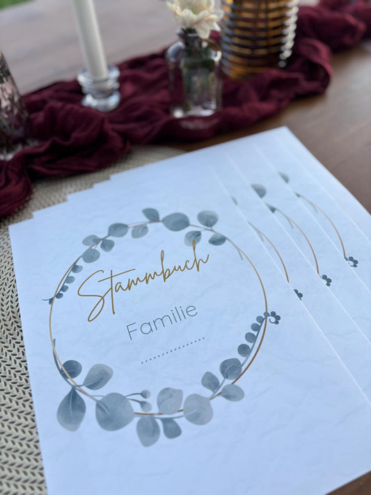 Stammbuch Einlegeblätter