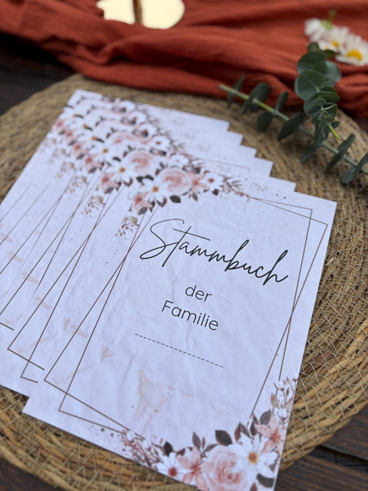 Stammbuch Einlegeblätter