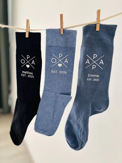 Socken Papa / Oma / Opa "loading"