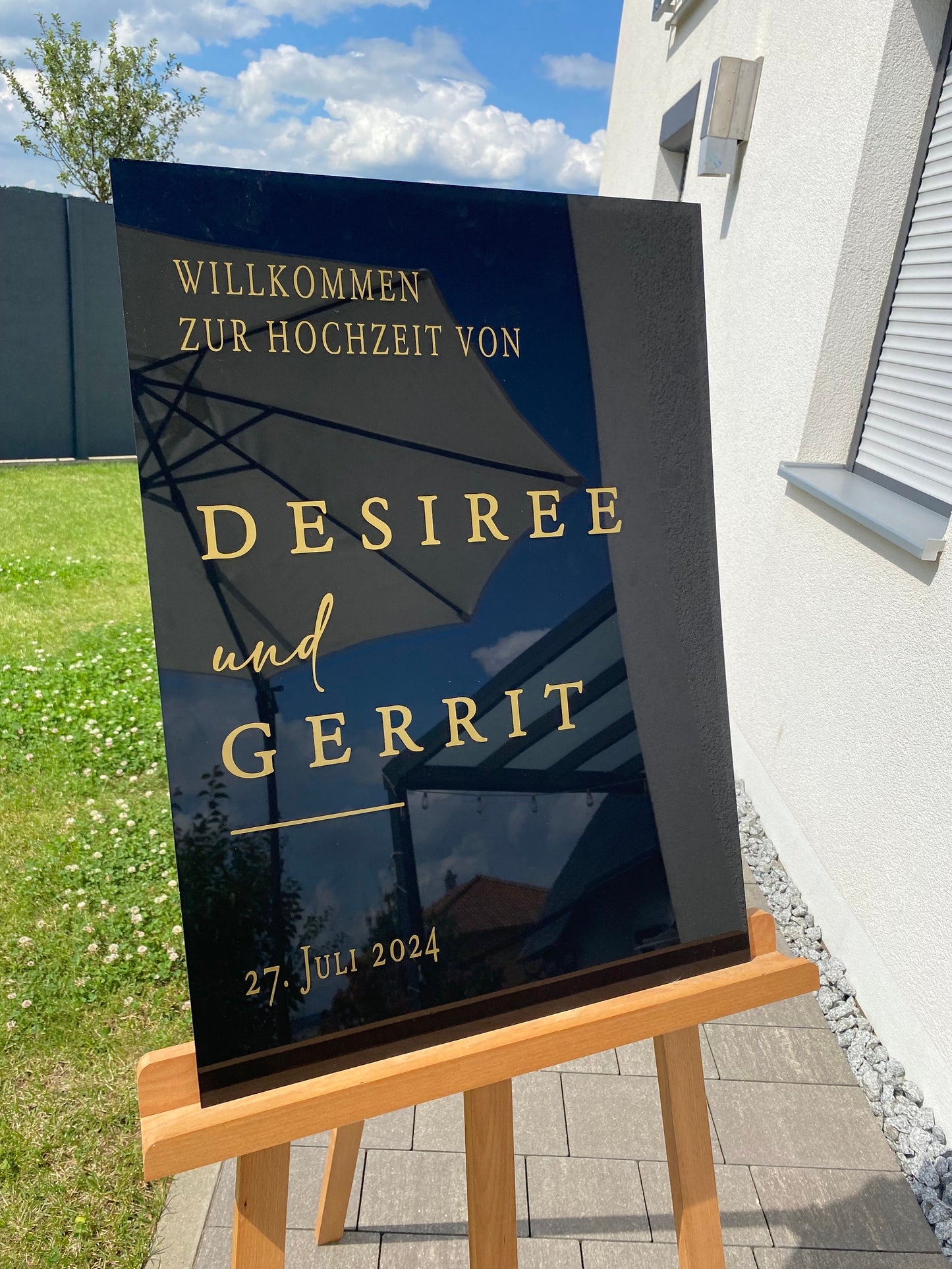 Willkommensschild