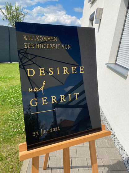 Willkommensschild