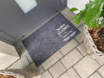 Fußmatte Herzlich Willkommen