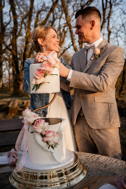Bügelbild Braut-Jeansjacke