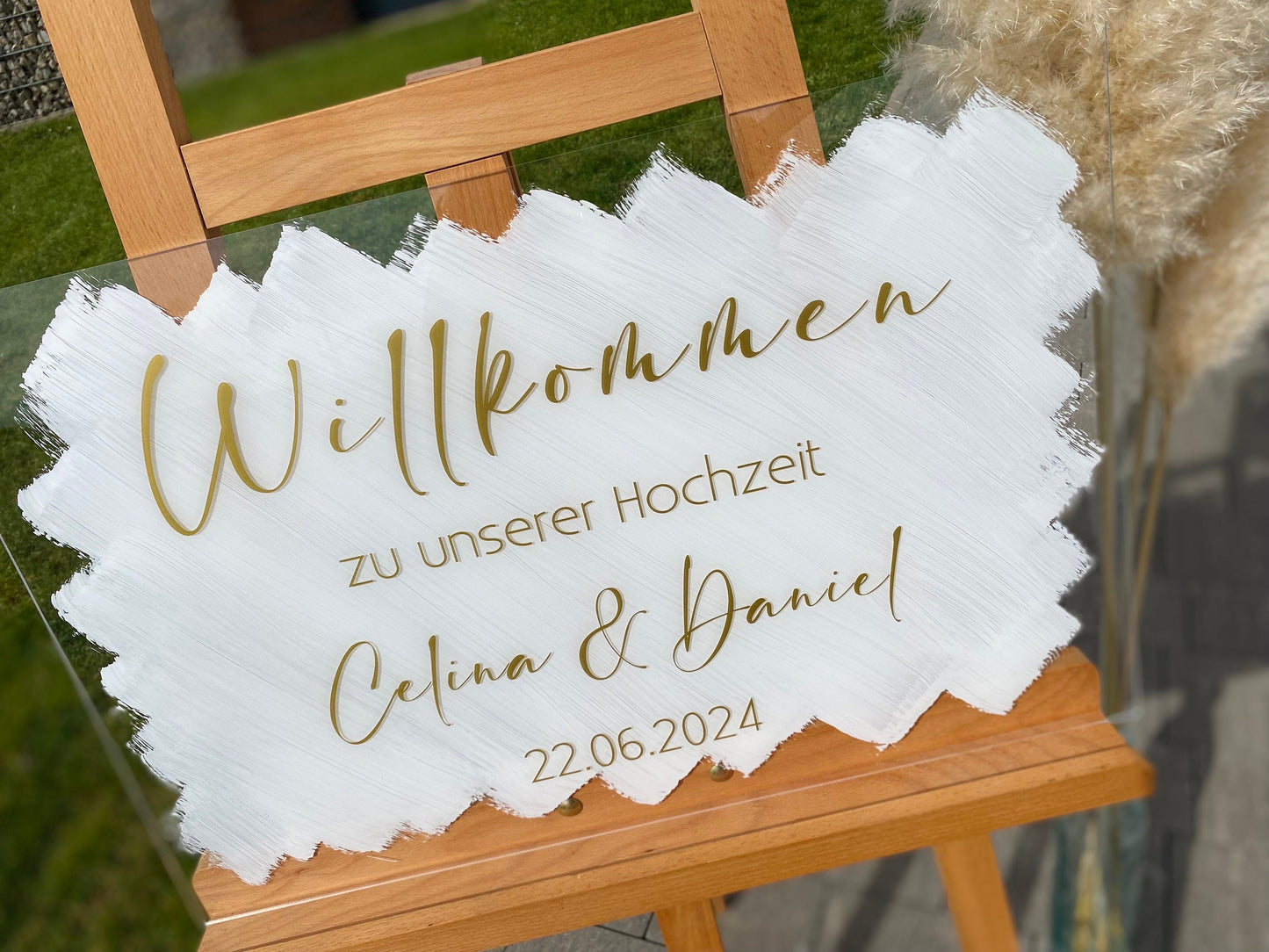 Willkommensschild