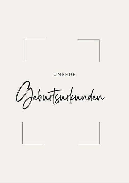 Stammbuch Einlegeblätter